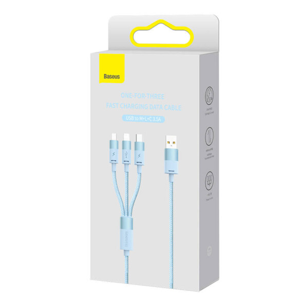 3in1 USB cable Baseus StarSpeed Series
