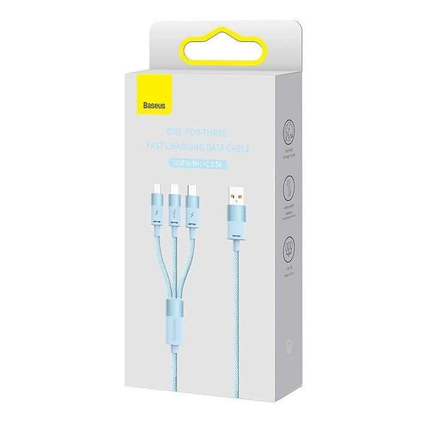 3in1 USB cable Baseus StarSpeed Series