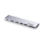 7-in-2 Adapter UGREEN CM356 USB-C Hub for MacBook Air / Pro (gray)