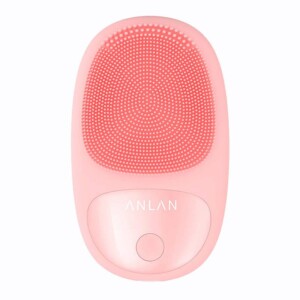 ANLAN Mini Silicone Electric Sonic Facial Brush with magnetic charging 01-AJMY21-04A (pink)