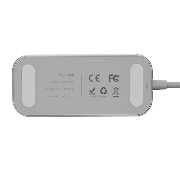 Adapter 7w1 HUB Blitzwolf BW-TH5 USB-C navod