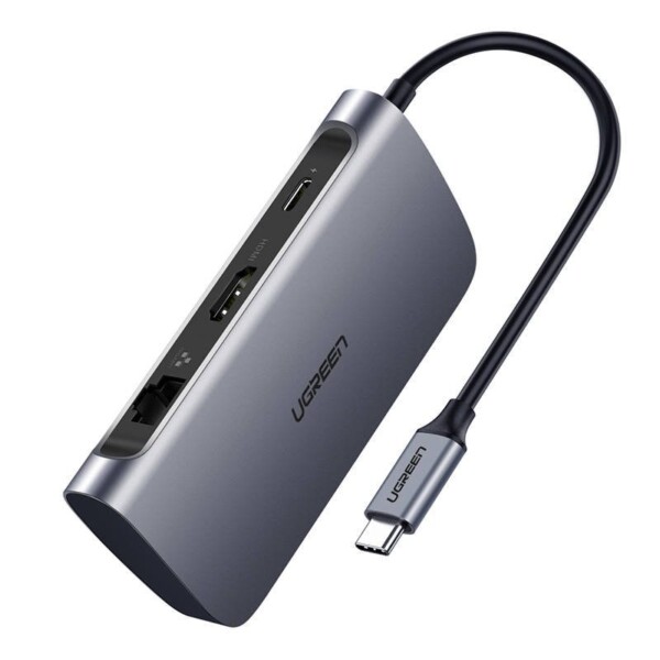 Adapter UGREEN 7w1 CM212 USB-C PD Hub 100W