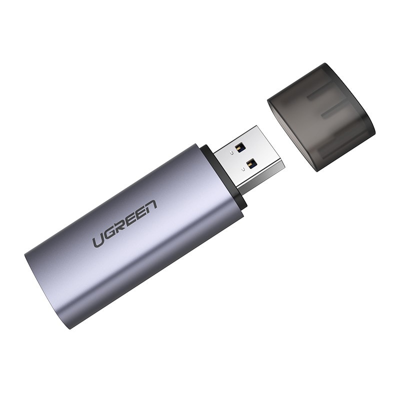 Adapter Ugreen CM216 SD/TF USB 3.0 (grey) cena