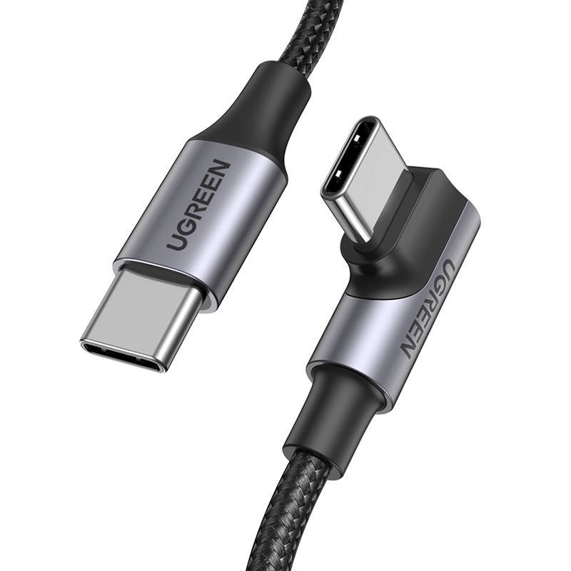 Angle cable USB-C to USB-C UGREEN US334 5A
