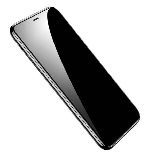 Baseus 0.3mm Full-screen and Full-glass Tempered Glass Film(2pcspack+Pasting Artifact) for iPX/XS/11 Pro 5.8inch（2019）Black cena