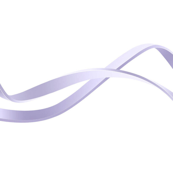 USB 3-in-1 cable for micro USB / USB-C / Lightning 66W / 2A 1.1m (Purple)