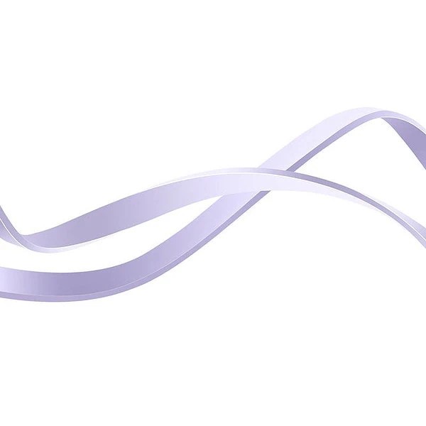 USB 3-in-1 cable for micro USB / USB-C / Lightning 66W / 2A 1.1m (Purple)