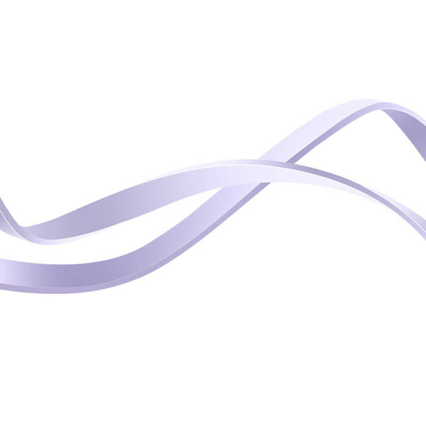 USB-C 3-in-1 cable for micro USB / USB-C / Lightning 100W / 3.5A 1.1m (Purple)
