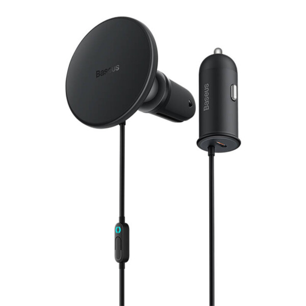 Baseus CW01 Magnetic Car Phone Holder to Ventilation Grid with car charger USB-C
