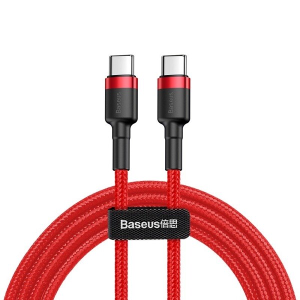 Baseus Cafule Cable USB-C PD 2.0 QC 3.0 60W 1m (Red)