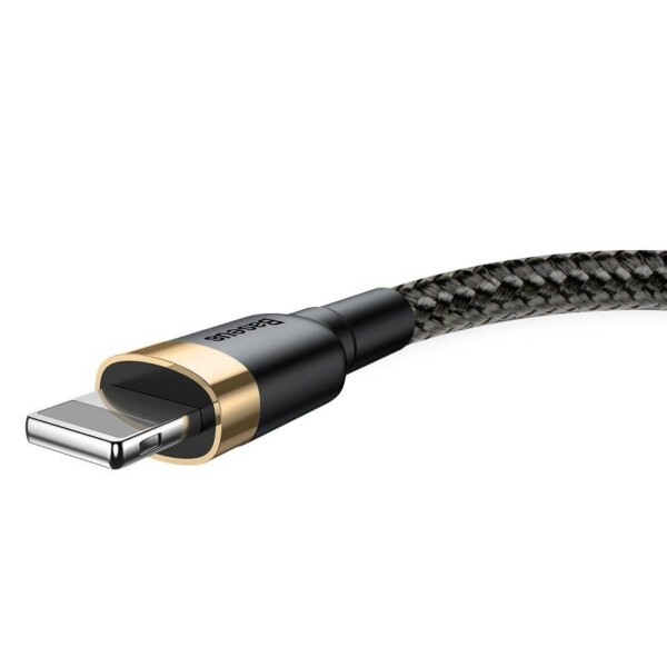 Baseus Cafule Cable USB Lightning 2.4A 1m (Gold+Black) distributor