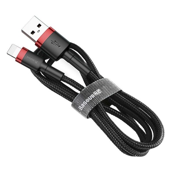 Baseus Cafule Cable USB Lightning 2A 3m (Black+Red) navod
