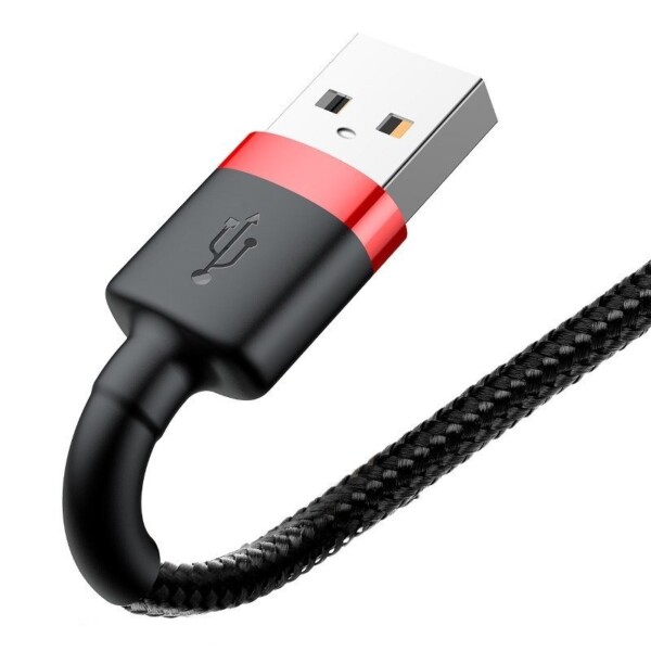 Baseus Cafule Cable USB Lightning 2A 3m (Black+Red) sk