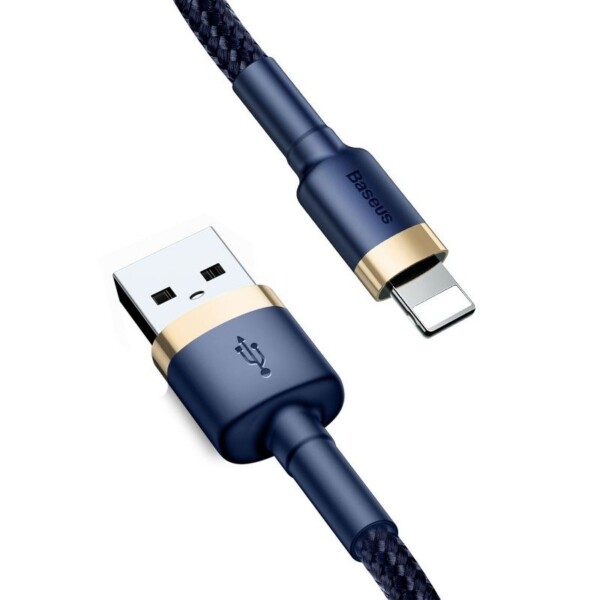 Baseus Cafule Lightning cable 1.5A 2m (Gold+Dark blue) cena