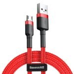Baseus Cafule Micro USB kábel 2,4A 1m (červený)