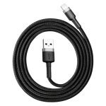 Baseus Cafule USB Lightning kábel 2,4A 0,5 m (sivočierny)