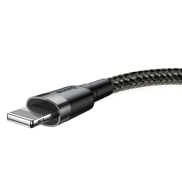 Baseus Cafule USB Lightning Cable 2.4A 0.5m (Gray+Black) distributor