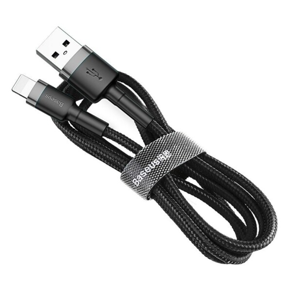 Baseus Cafule USB Lightning Cable 2A 3m (Black+Gray) cena