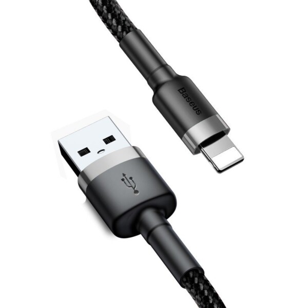 Baseus Cafule USB Lightning Cable 2A 3m (Black+Gray) navod
