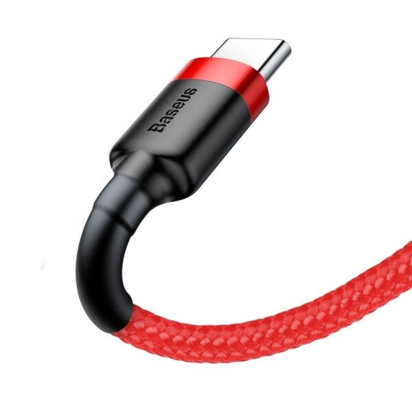 Baseus Cafule kabel USB-C 3A 1m (červený) sk