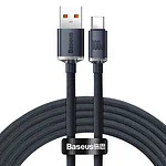Baseus Crystal Shine cable USB to USB-C, 100W, 2m (black)