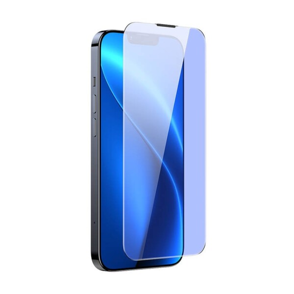 Baseus Crystal Tempered Glass Anti-blue light and Dust-proof 0.3mm for iPhone 14/13/13 Pro (2pcs) sk