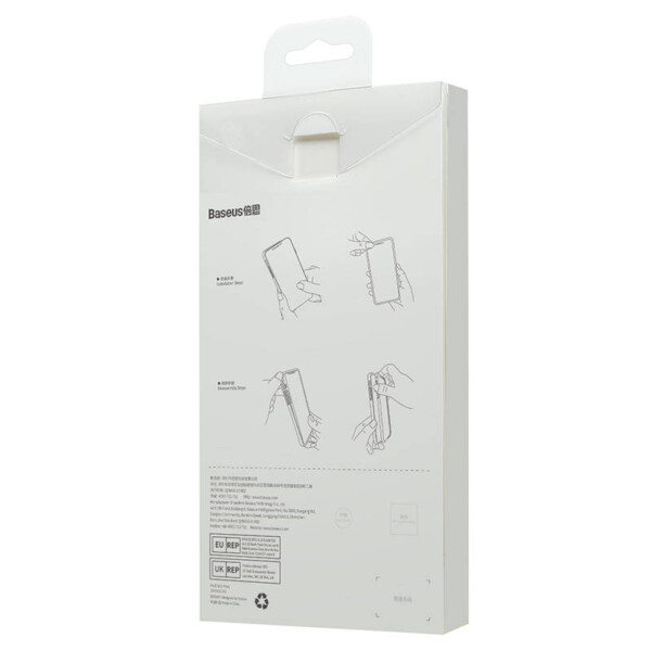 Baseus Crystal Transparent Case and Tempered Glass set for iPhone 12 sk