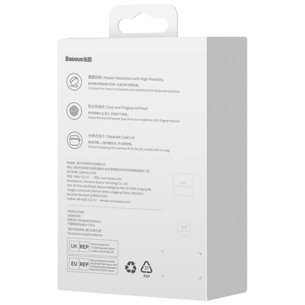 Baseus Crystal Transparent Case for AirPods Pro sk