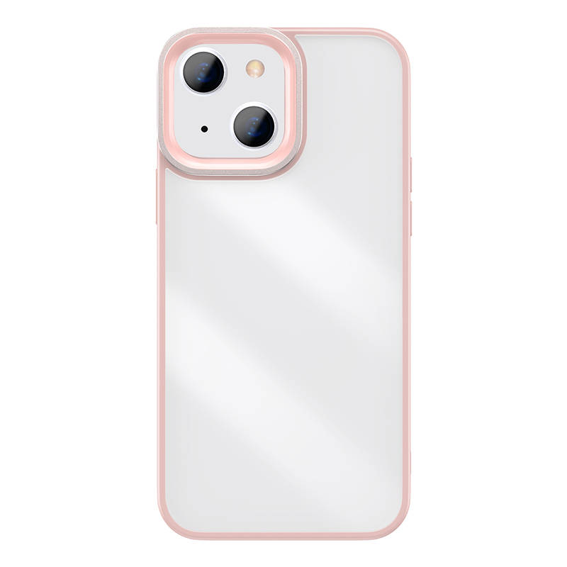 Baseus Crystal Transparent Case for iPhone 13 (pink)