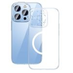 Baseus Crystal Transparent Magnetic Case and Tempered Glass set for iPhone 14 Pro