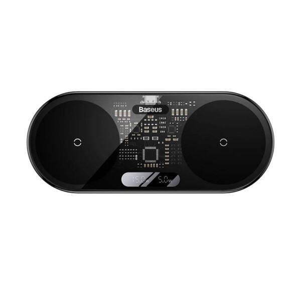 Baseus Digital LED Display Dual Qi wireless charger