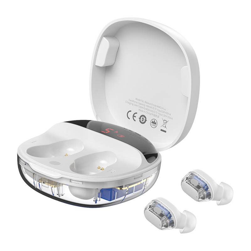 Baseus Encok True Wireless Earphones WM01 Plus (White) cena