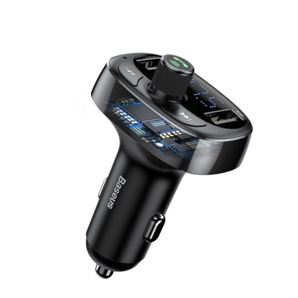 Baseus FM Transmitter Bluetooth USB microSD (Black) sk