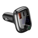 Baseus FM Transmitter T typed Bluetooth 5.0, 2xUSB, USB-C,  PD, QC 3.0, microSD