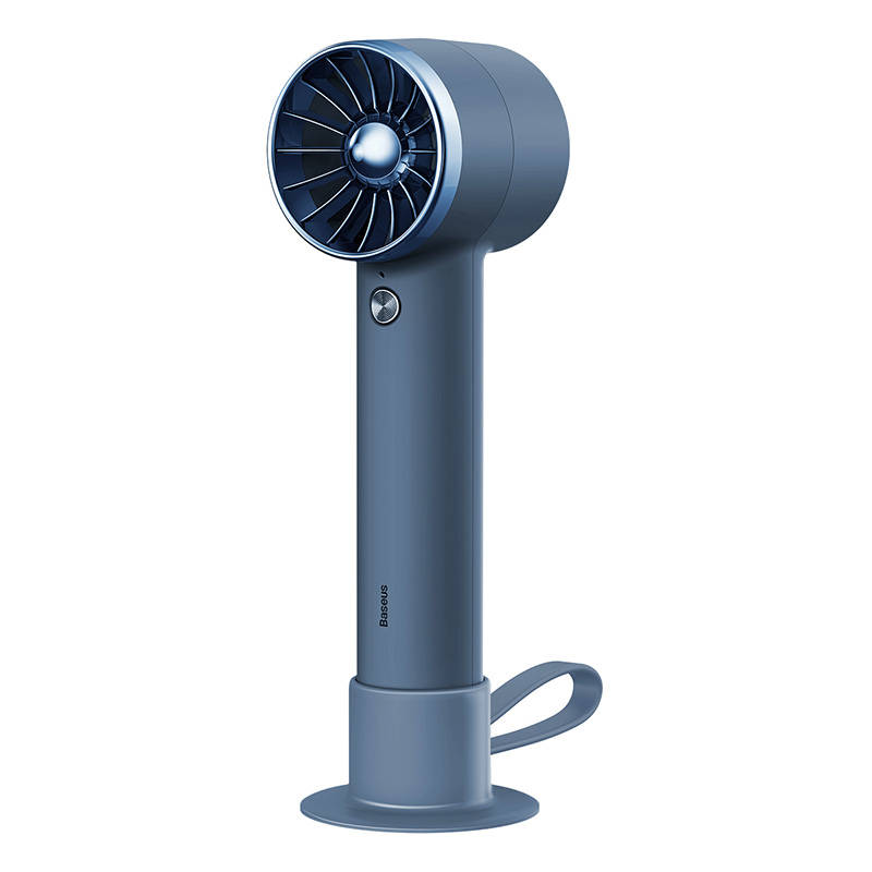 Baseus Flyer Turbine portable hand fan + USB-C cable (blue) navod
