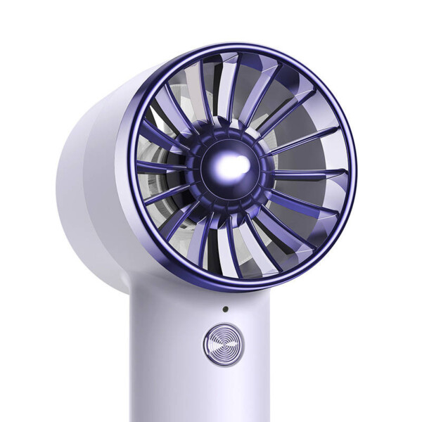 Baseus Flyer Turbine portable hand fan + USB-C cable (purple) distributor