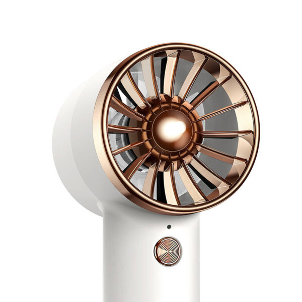 Baseus Flyer Turbine portable hand fan + USB-C cable (white) distributor