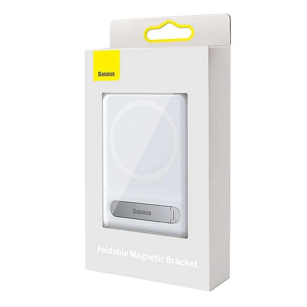 Baseus Foldable Magnetic swivel stand holder for iPhone MagSafe (white) distributor