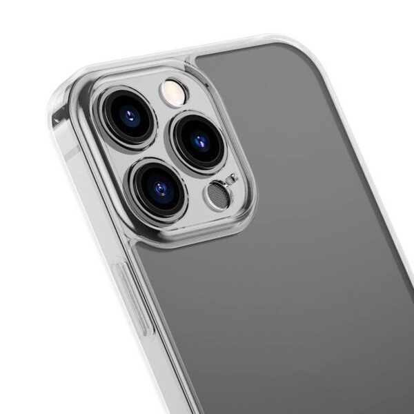 Baseus Frosted Case for iPhone 13 Pro Max (transparent) + tempered glass distributor