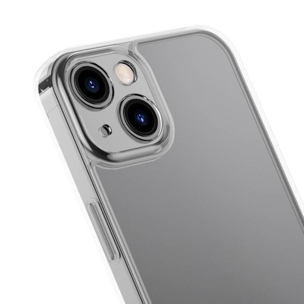 Baseus Frosted Case for iPhone 13 (transparent) + tempered glass distributor