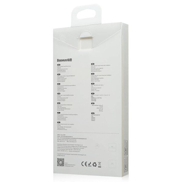 Baseus Frosted Glass Case for iPhone 13 Pro Max (transparent) sk