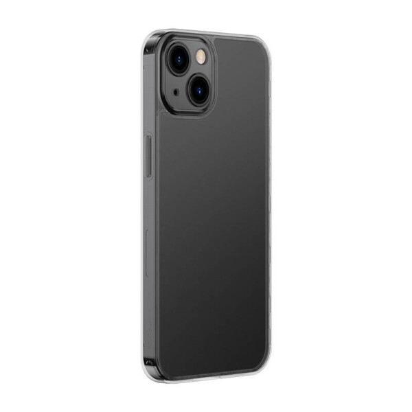 Baseus Frosted Glass Case for iPhone 13 (black) + tempered glass distributor