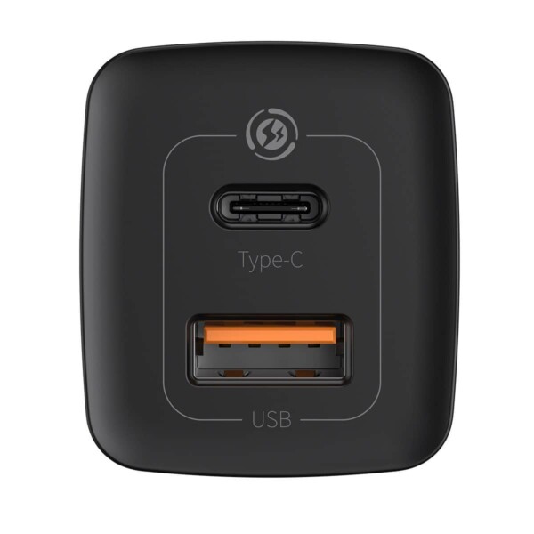 Baseus GaN2 Lite Quick Travel Charger USB+C 65W EU (black) distributor