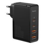 Baseus GaN2 Pro Quick Travel Charger 2x USB + 2x USB-C, 100W, EU (Black)