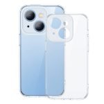 Baseus Illusion Transparent Case, lens frames, tempered glass set for iPhone 14