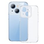 Baseus Illusion Transparent Case, lens frames, tempered glass set for iPhone 14 Plus