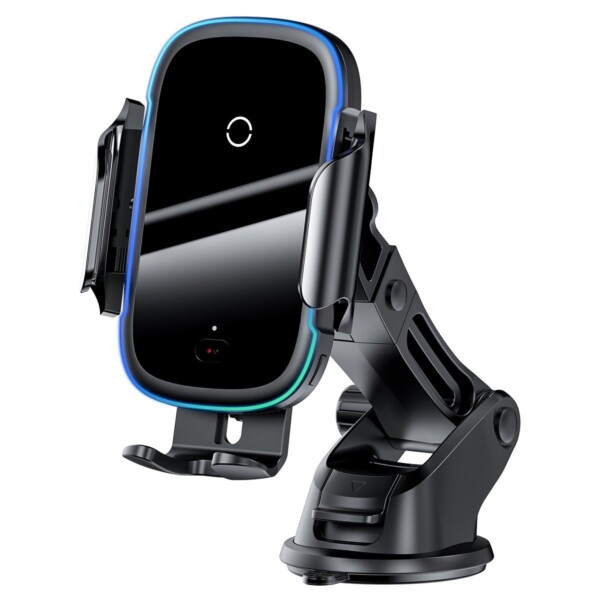 Baseus Light Electric Car Holder with Qi inductive charger (Black) navod