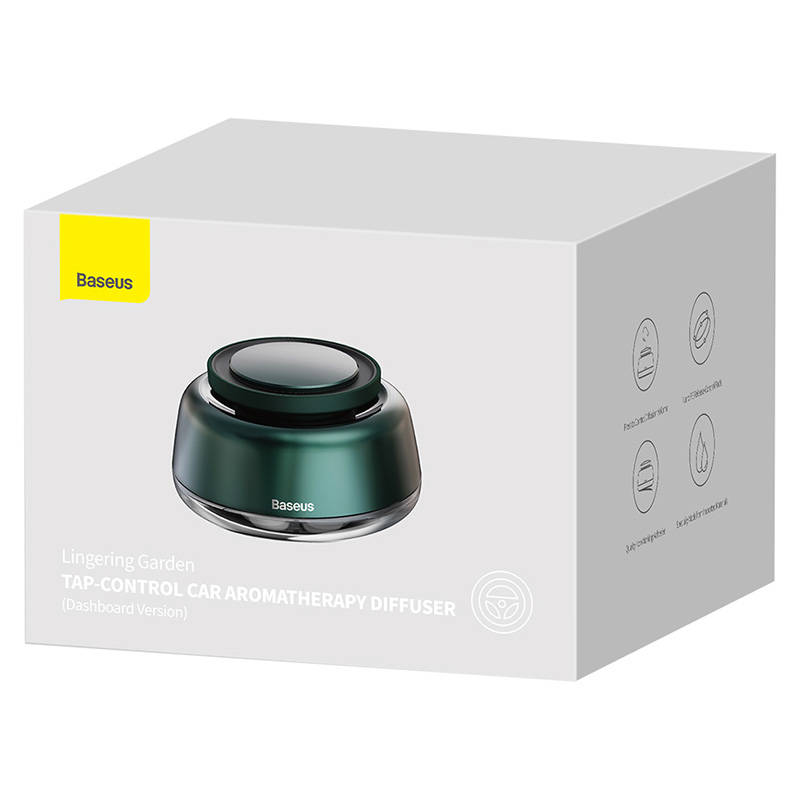 Baseus Lingering Garden Car Aromatherapy Diffuser 30ml (Lemon flavor) Green sk