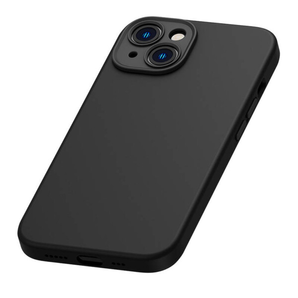 Baseus Liquid Silica Case and Tempered Glass set for iPhone 14 Plus (black) navod