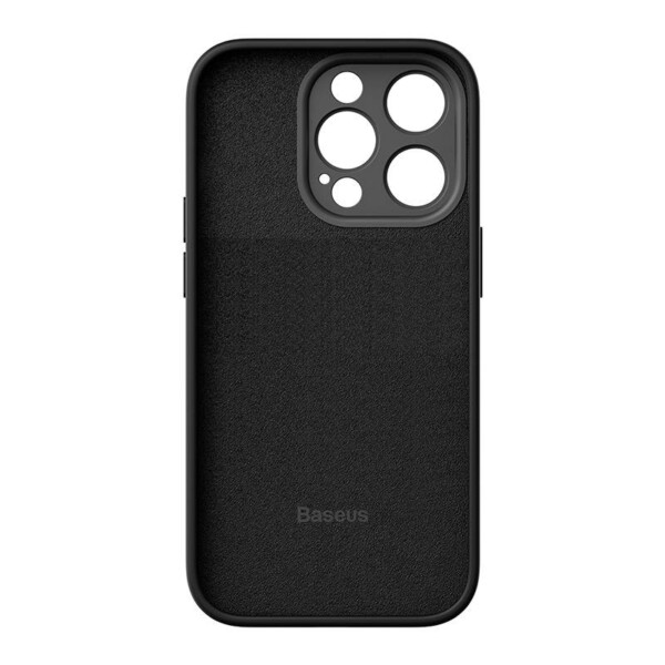 Baseus Liquid Silica Case and Tempered Glass set for iPhone 14 Pro Max (black) cena